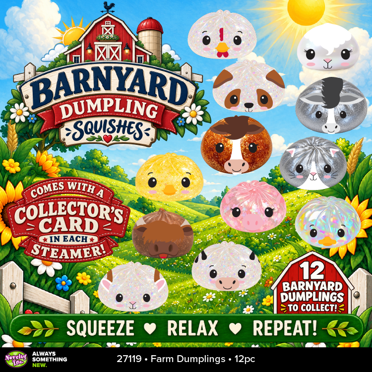 Barnyard Squishy Dumpling Toy
