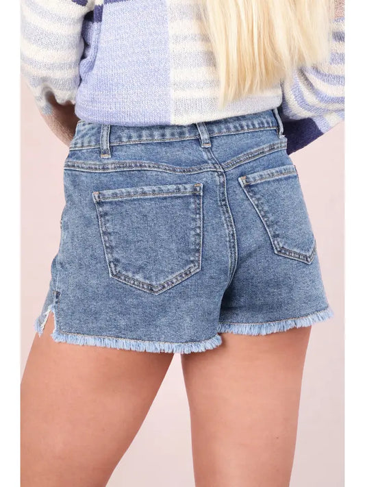 Very J frayed shorts