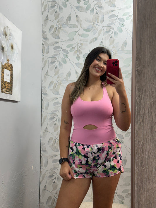 "Barbie Pink" Athletic Romper