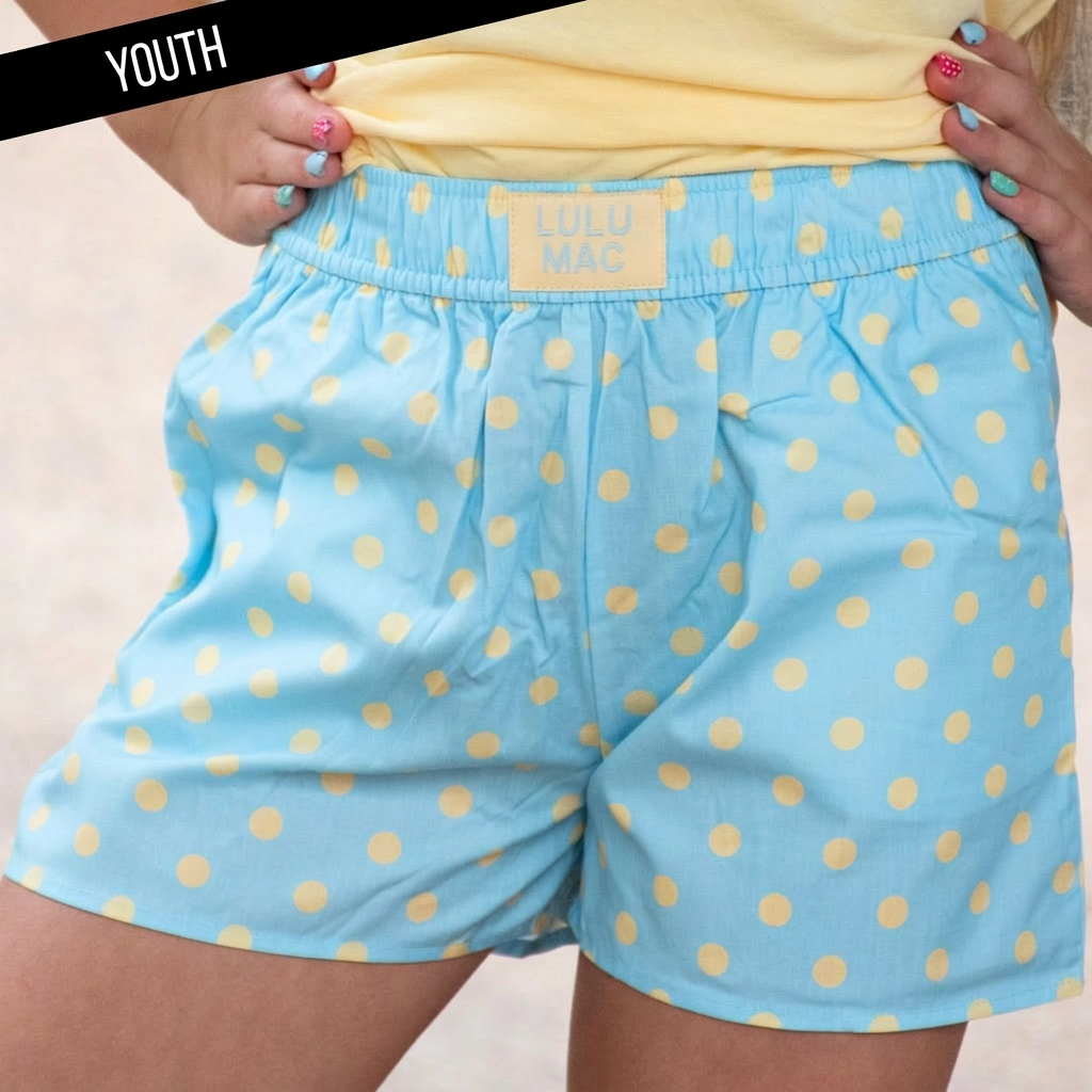 LULU MAC Small Polka Dot KIDS SHORTS