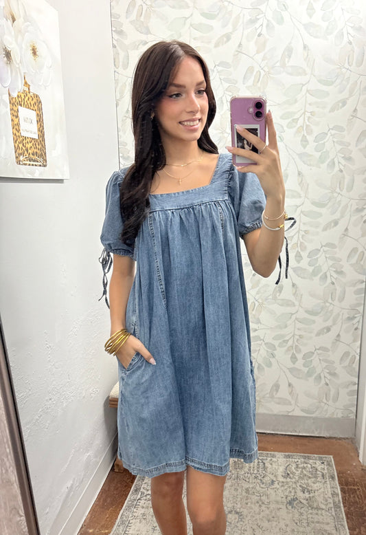 "Denim" Dress