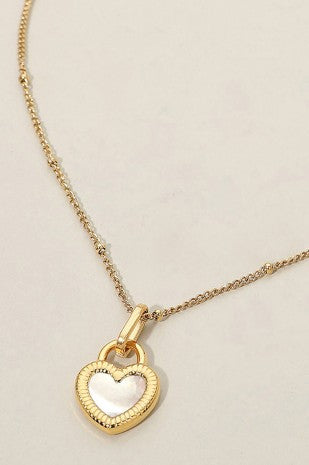 Double Face Heart Necklace