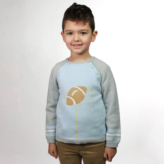 Knit Football Sweater