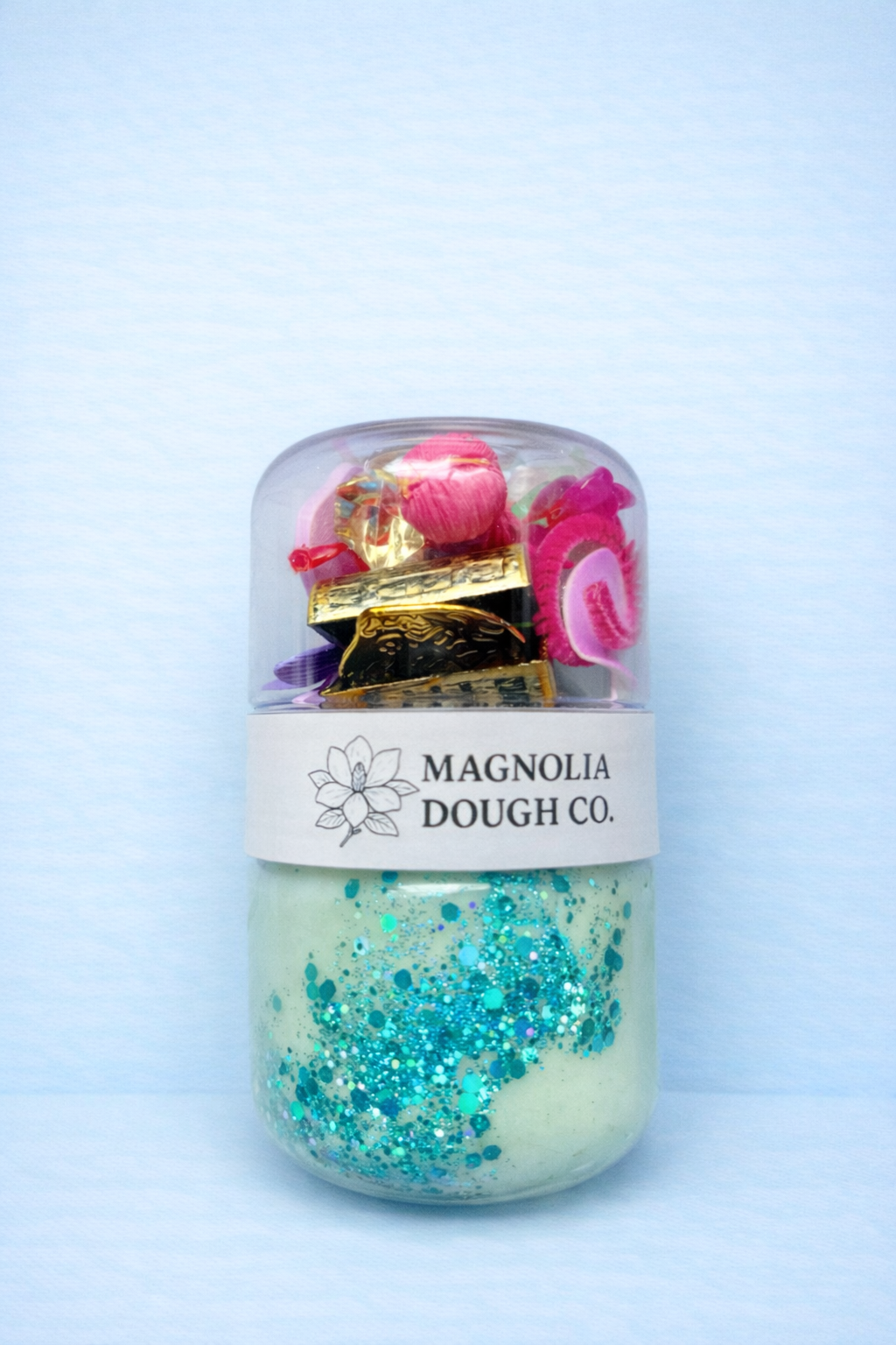 Kids Sensory Play Dough Jar | Mess-Free Mermaid Toy 