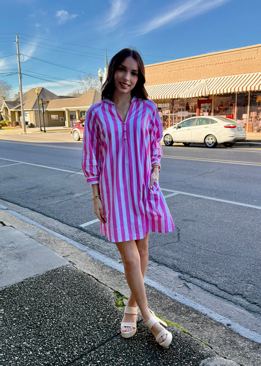 "Pink Candy Cane" Dress