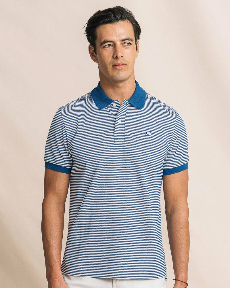 M SS SJ Stripe Polo