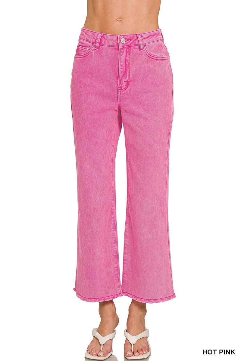 Acid Wash Color Jeans