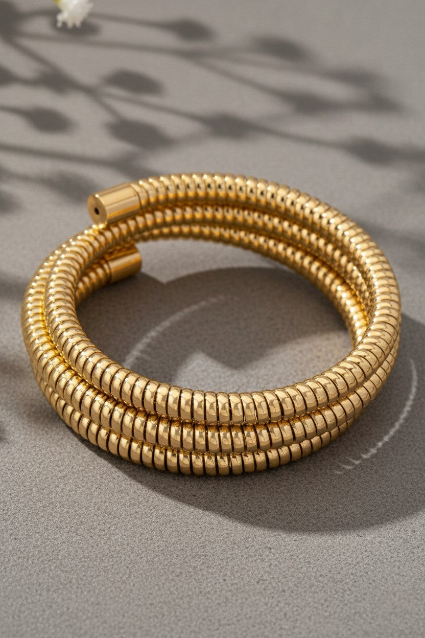 Chunky Coil Bangle