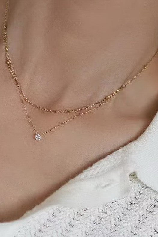 Simple Gold Necklace