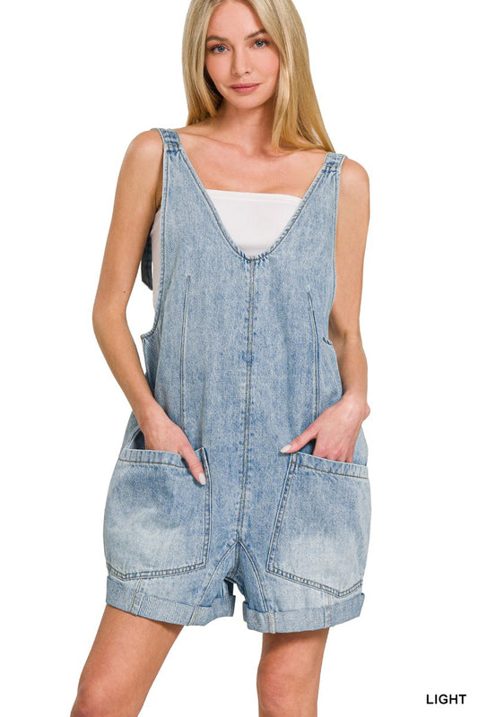 "Way Back" Denim Overalls