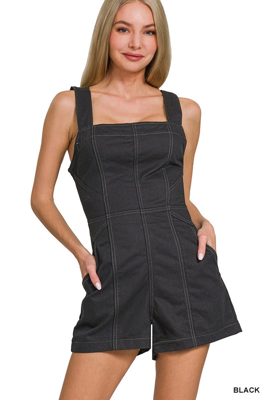 "Sassy" Tie Back Romper