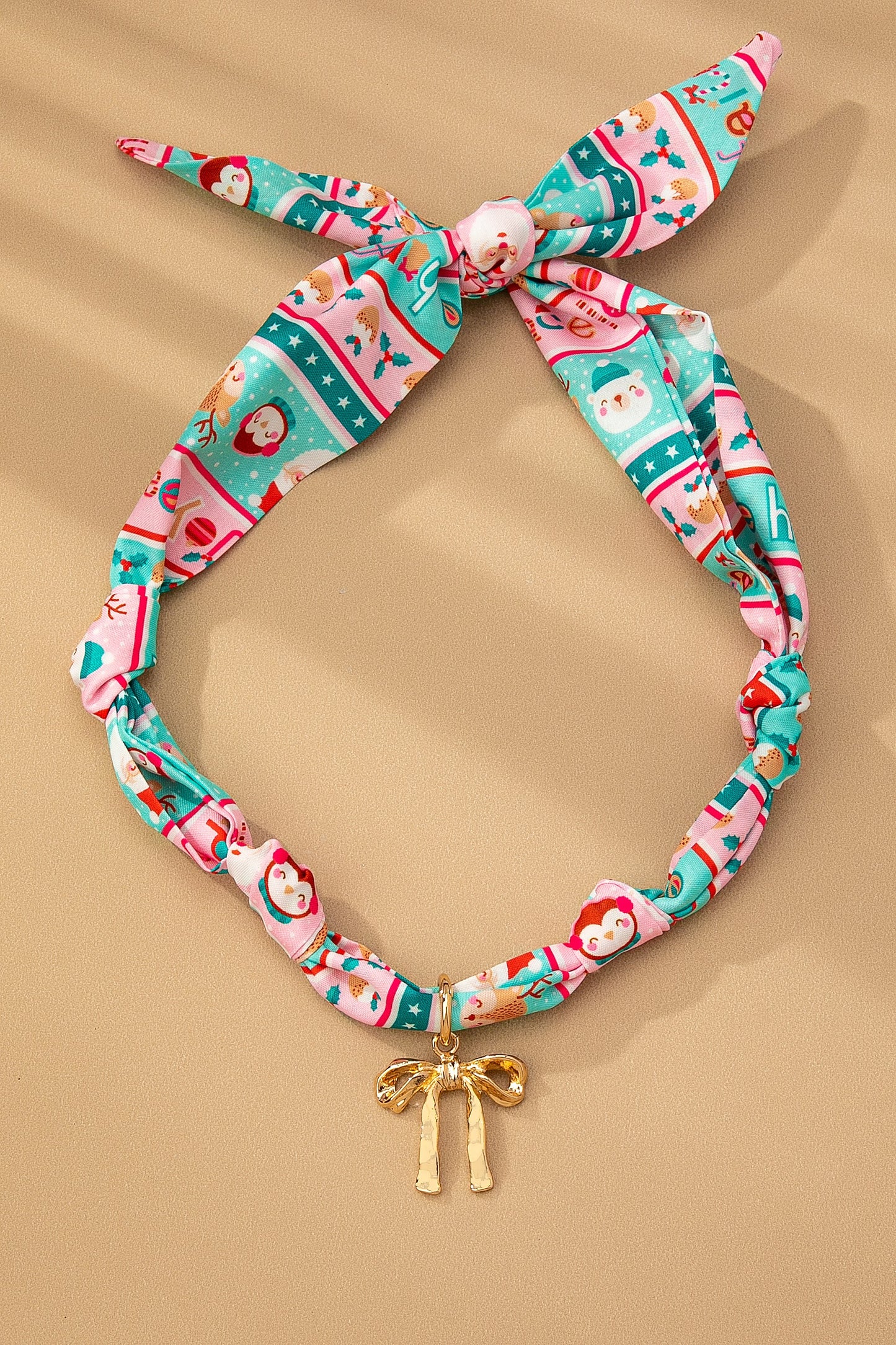 Christmas Theme- Handmade Scarf Necklace