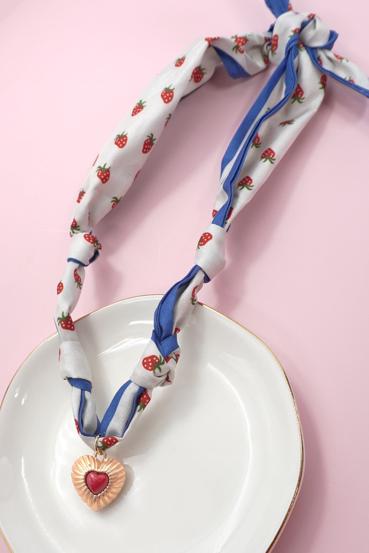 Heart Scarf Necklaces