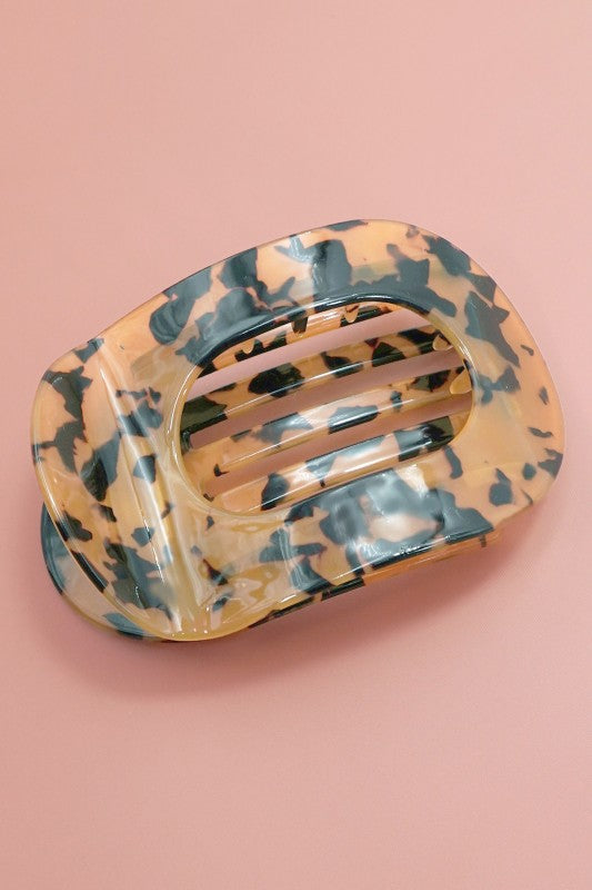Flat Lay Hair Claw Clips