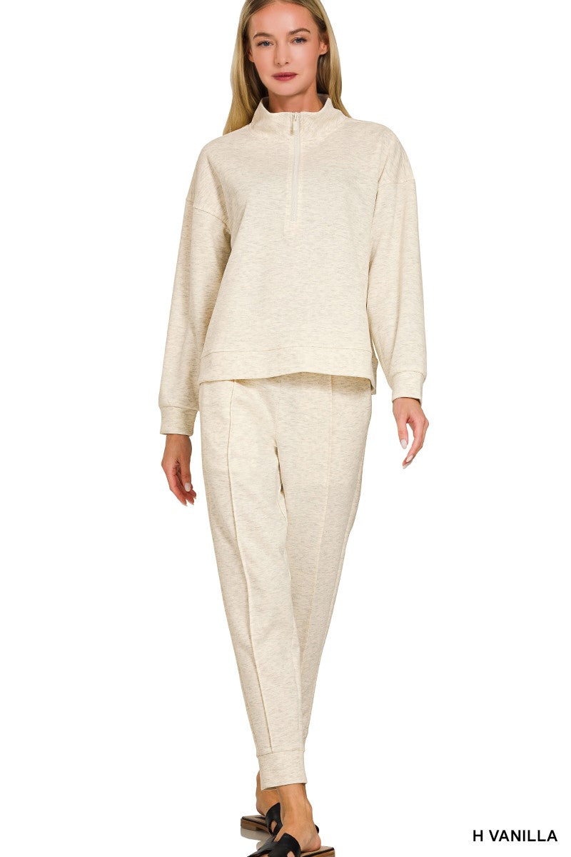 Scuba Half Zip Pullover & Jogger Set