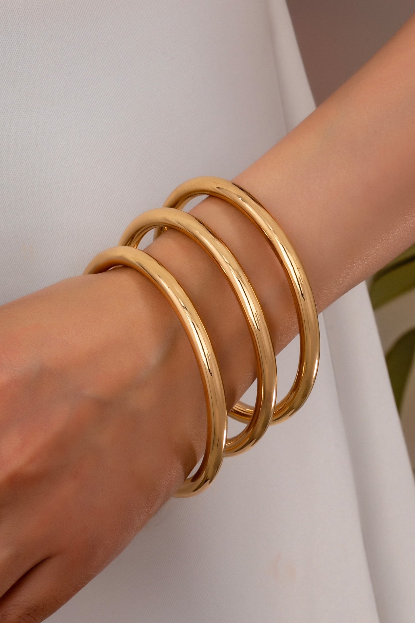 Chunky Tube Bracelet Set