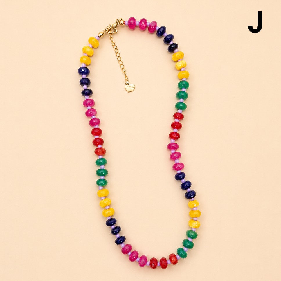 Natural Stone Mixed Necklace