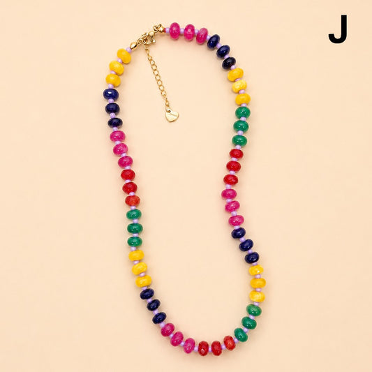 Natural Stone Mixed Necklace