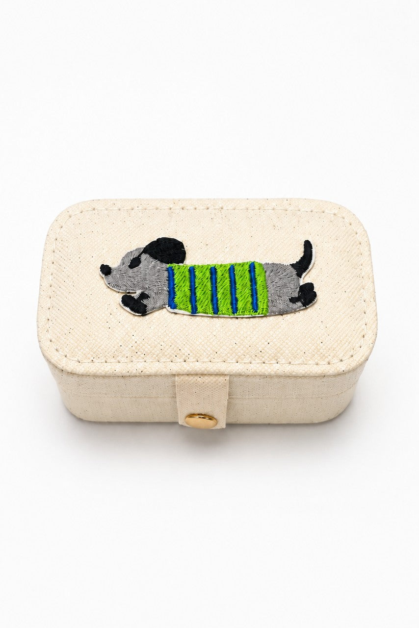 Dachshund Travel Jewelry Organizer