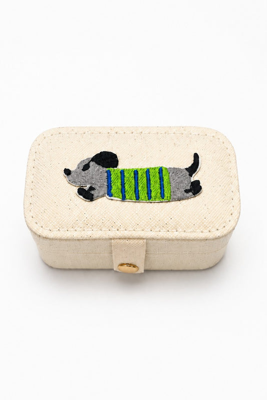 Dachshund Travel Jewelry Organizer