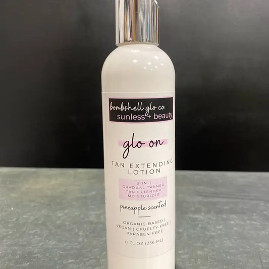 "Glow On, Gradual Tanning, Extender Lotion" Bombshell Glo Co