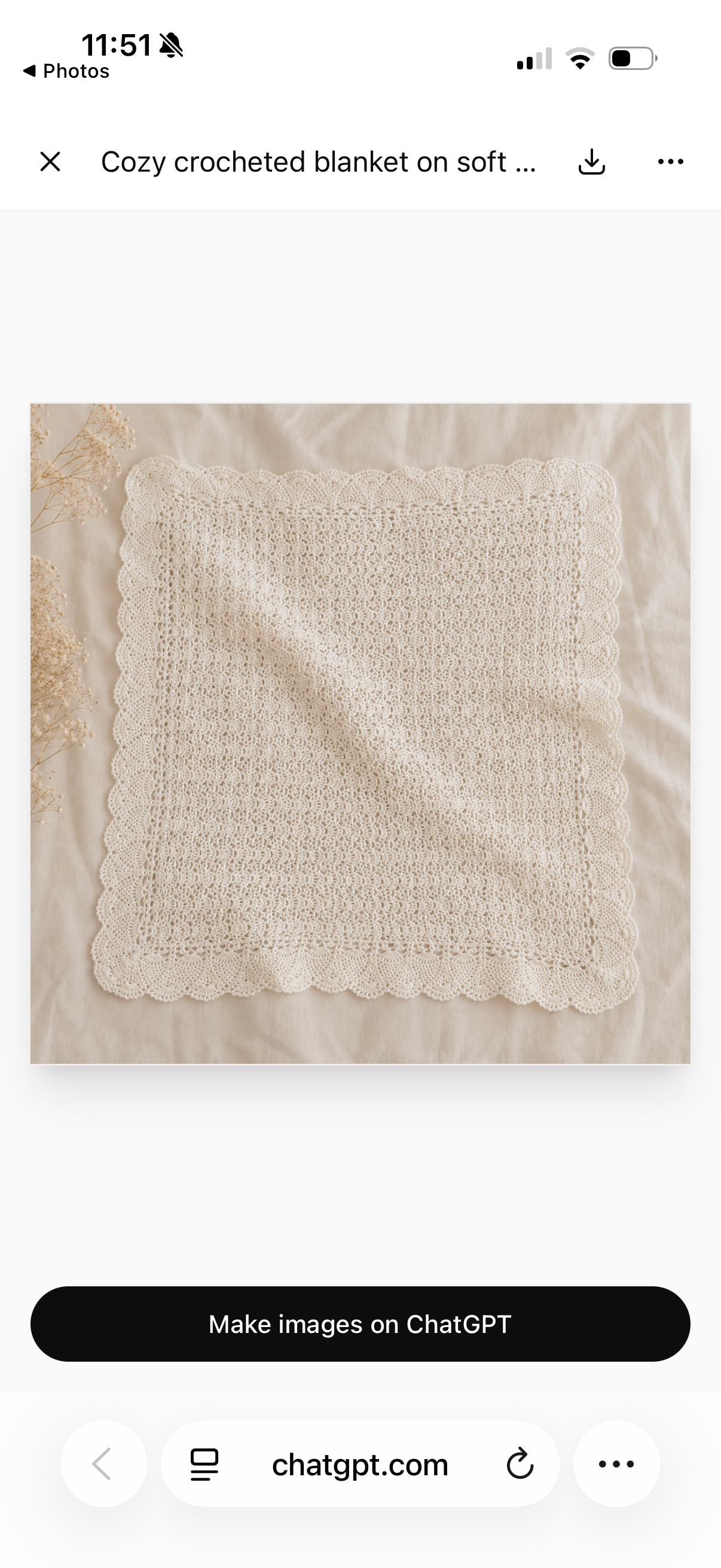 Scalloped Crochet Baby Blanket