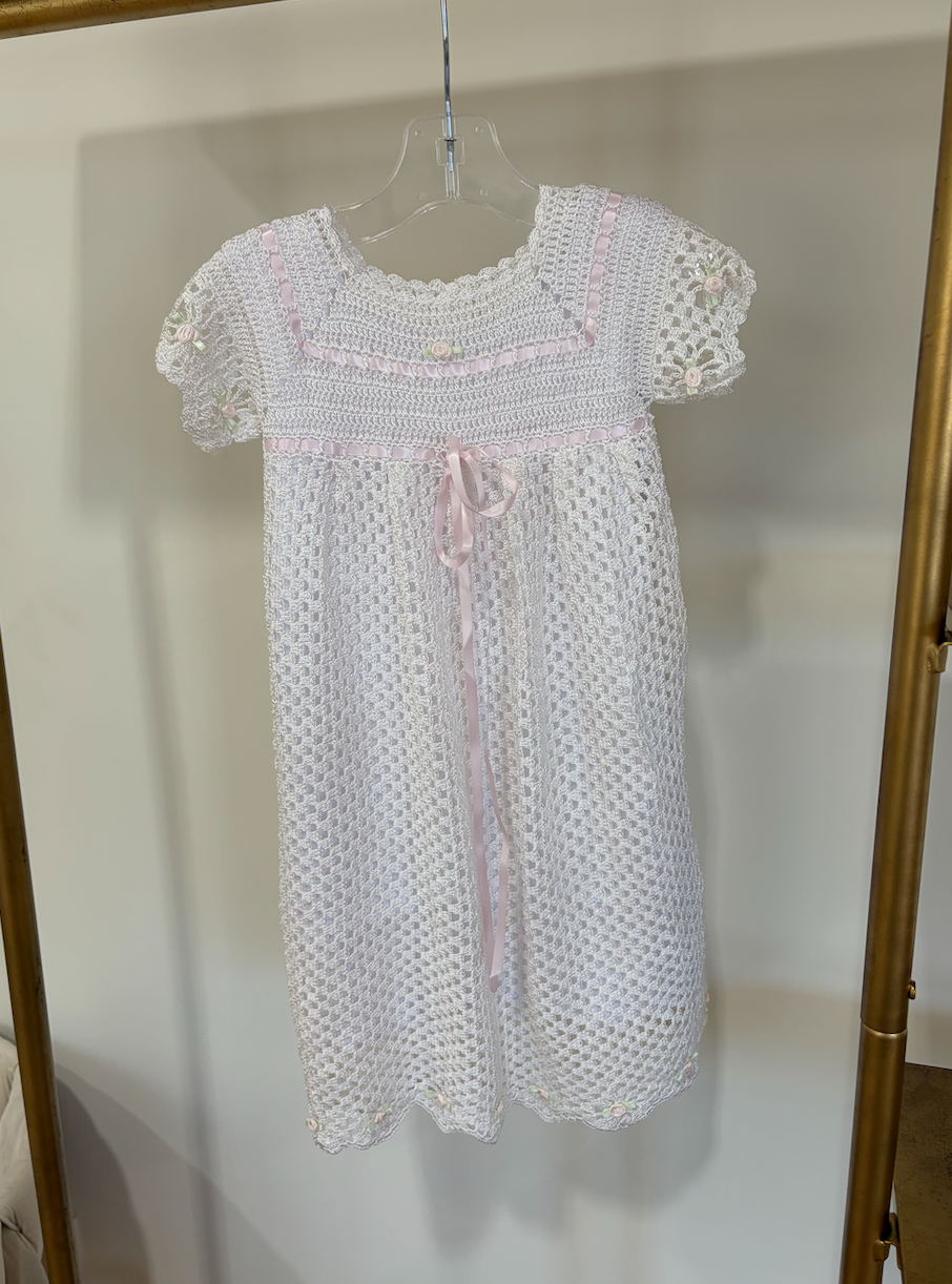 Flora Heirloom Overlay Dress (6-12M)