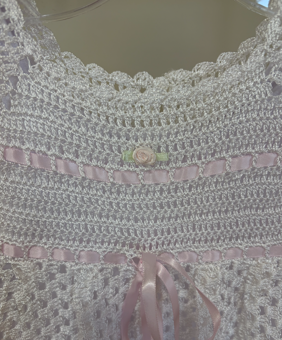 Flora Heirloom Overlay Dress (6-12M)