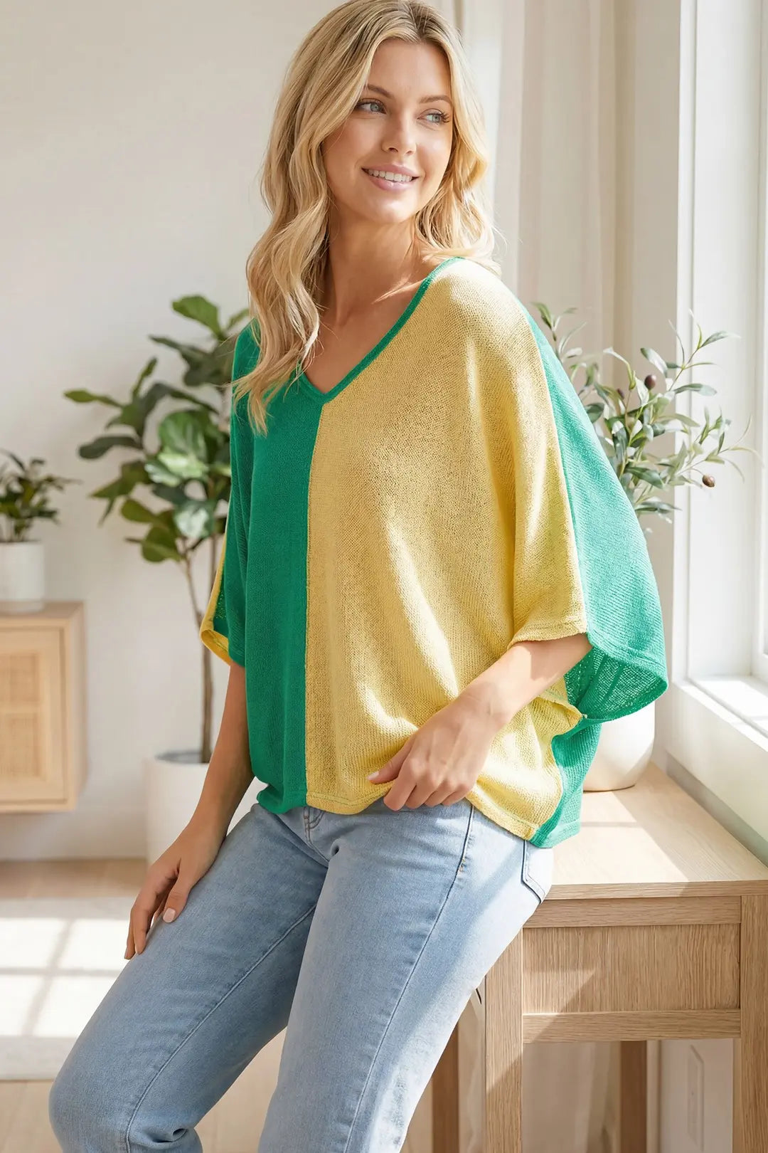 Green/yellow top