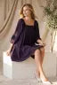 Pretty In Purple Curvy Dress