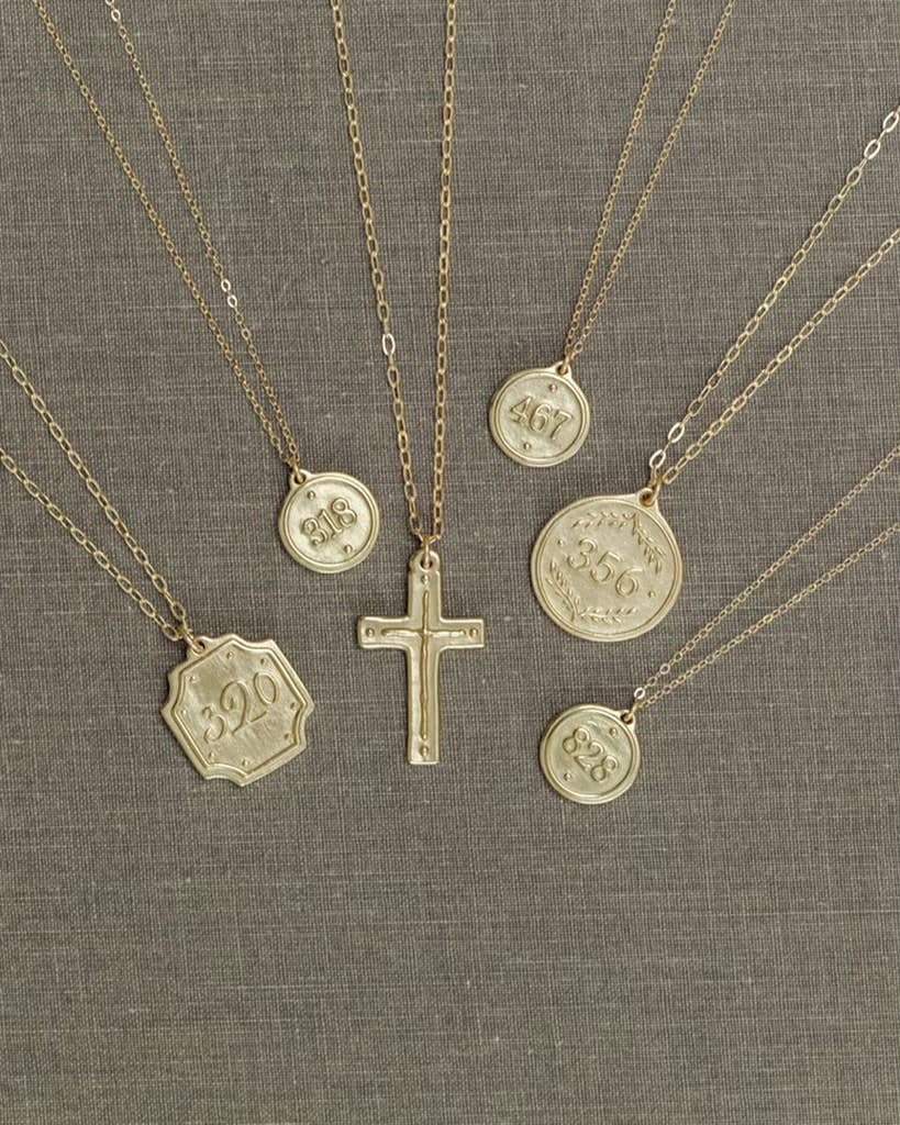 Necklace (Petite/Gold) - Philippians 4:6-7
