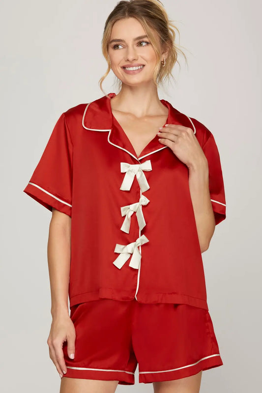 Red Pajama Set