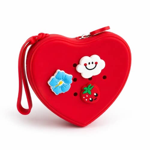 Perforated POP & CLIP pouches - Heart shape - Creative gift
