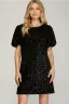 Black Sequin Dress