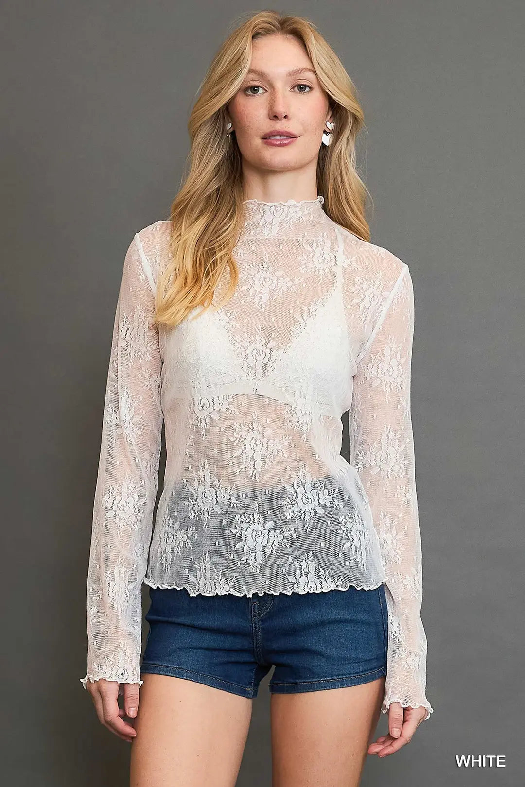Umgee Floral Lace top