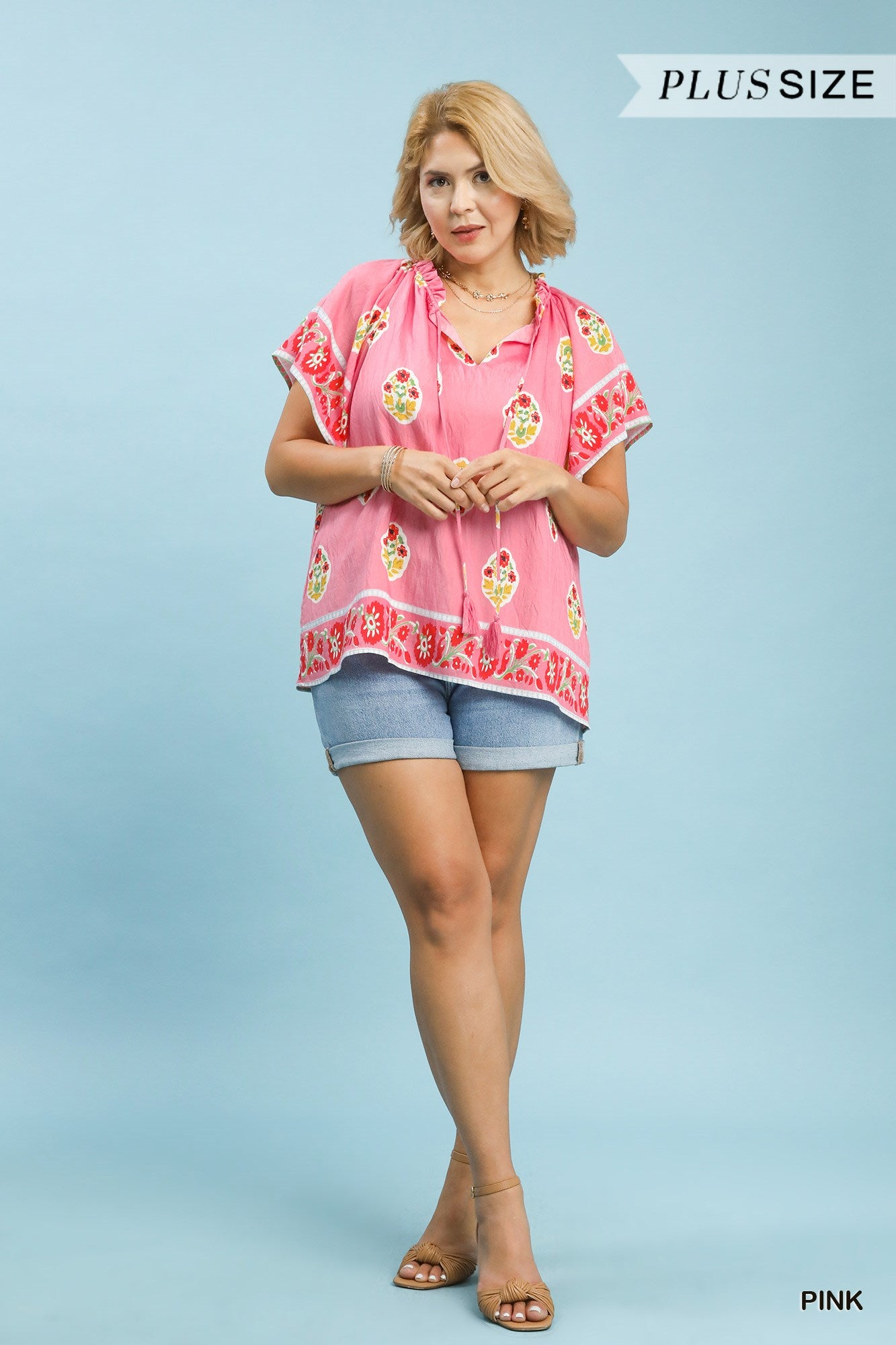 Boho Bloom Border Top