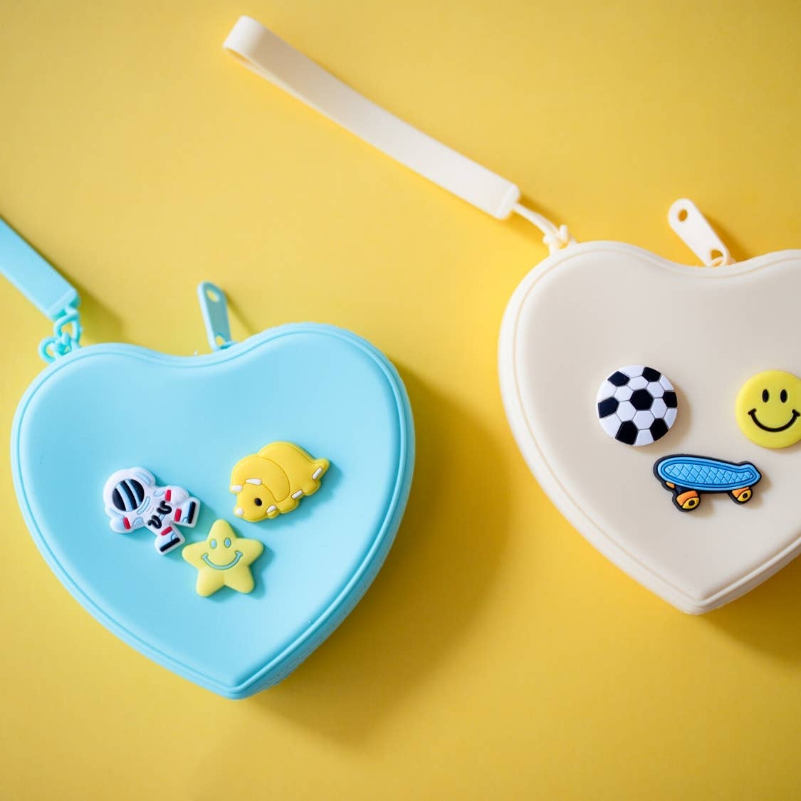 Perforated POP & CLIP pouches - Heart shape - Creative gift