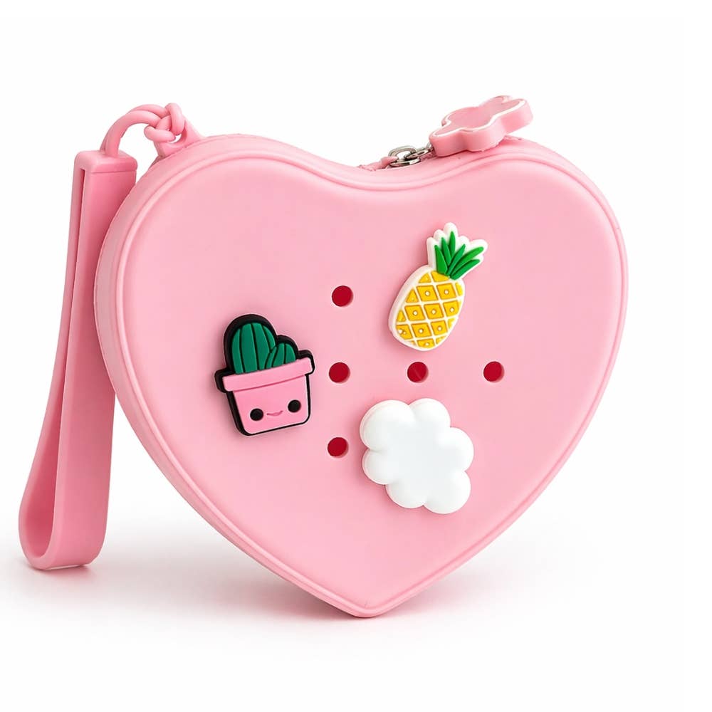 Perforated POP & CLIP pouches - Heart shape - Creative gift
