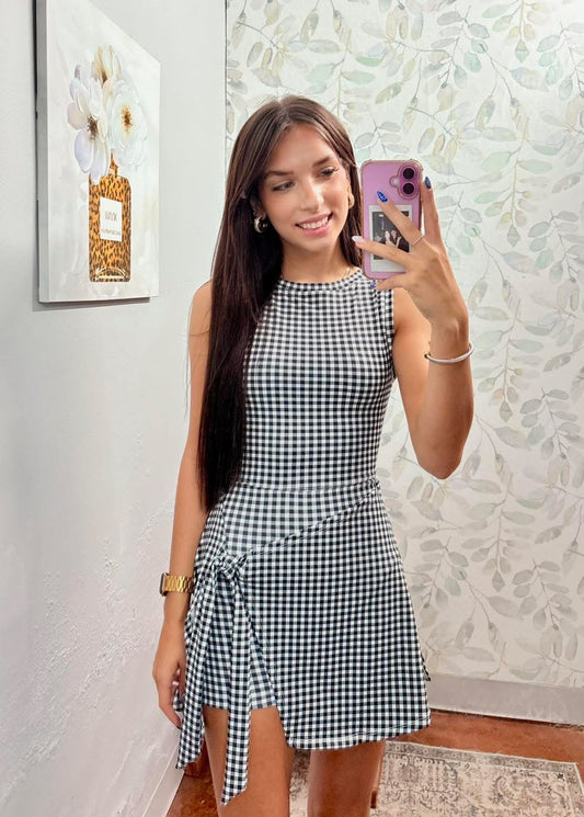 Gingham Sweetheart Dress