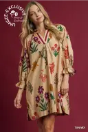 Tan Mix Dress