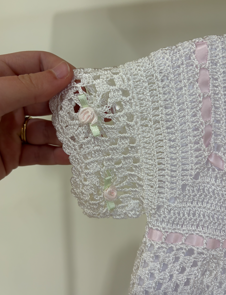 Flora Heirloom Overlay Dress (6-12M)