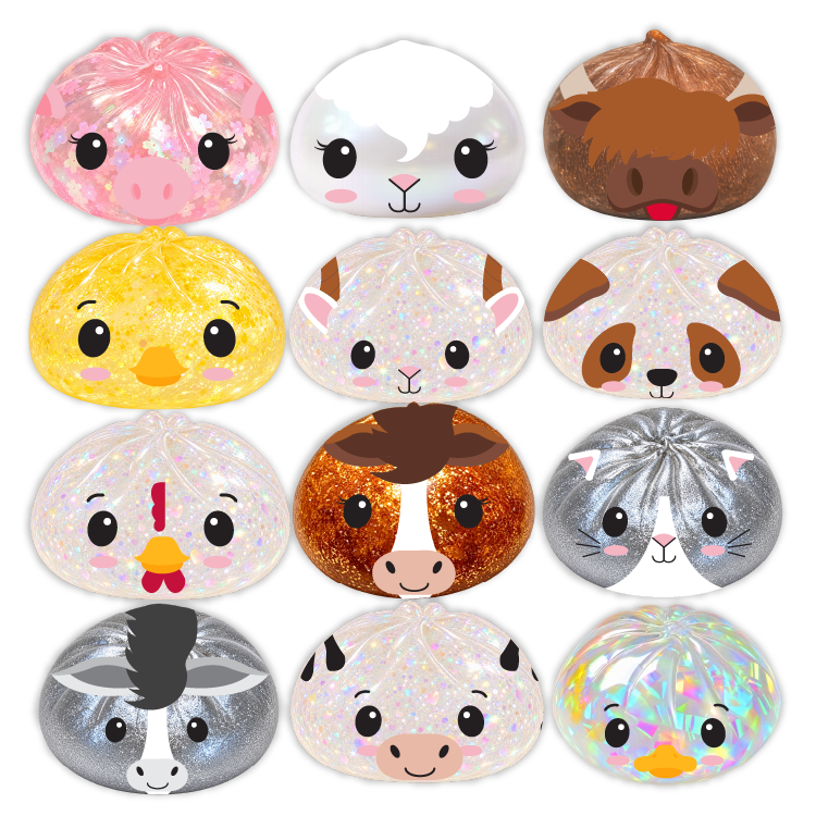 Barnyard Squishy Dumpling Toy