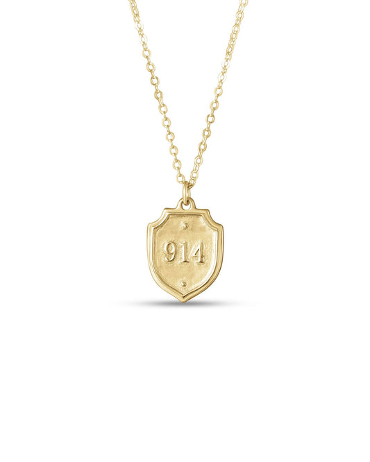 Necklace (Petite/Gold) - Psalm 91:4