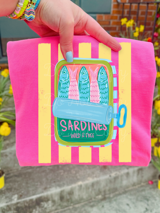 Sardines Wild & Free Tee