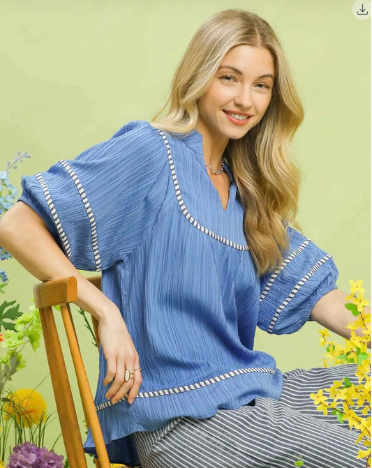 Peri Blue Top