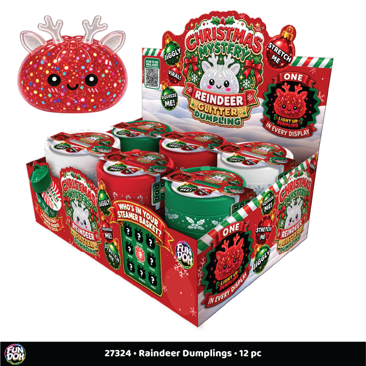 Xmas Mystery Reindeer Dumpling Squishy