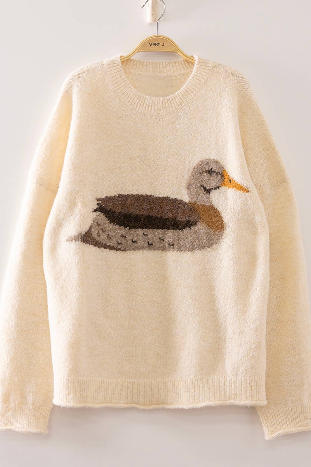12W3683N-Cozy Mallard Sweater