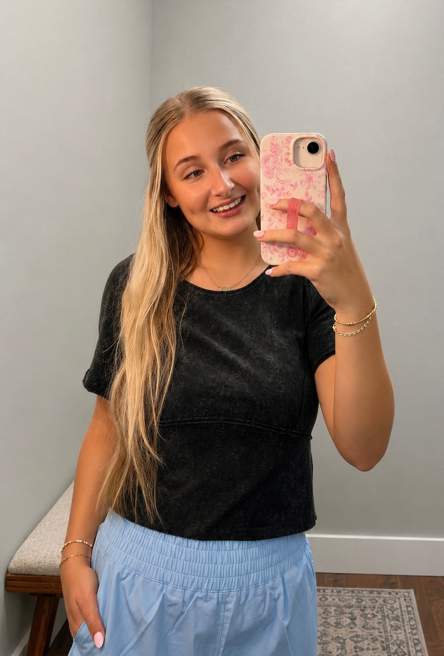 Mineral wash Tee