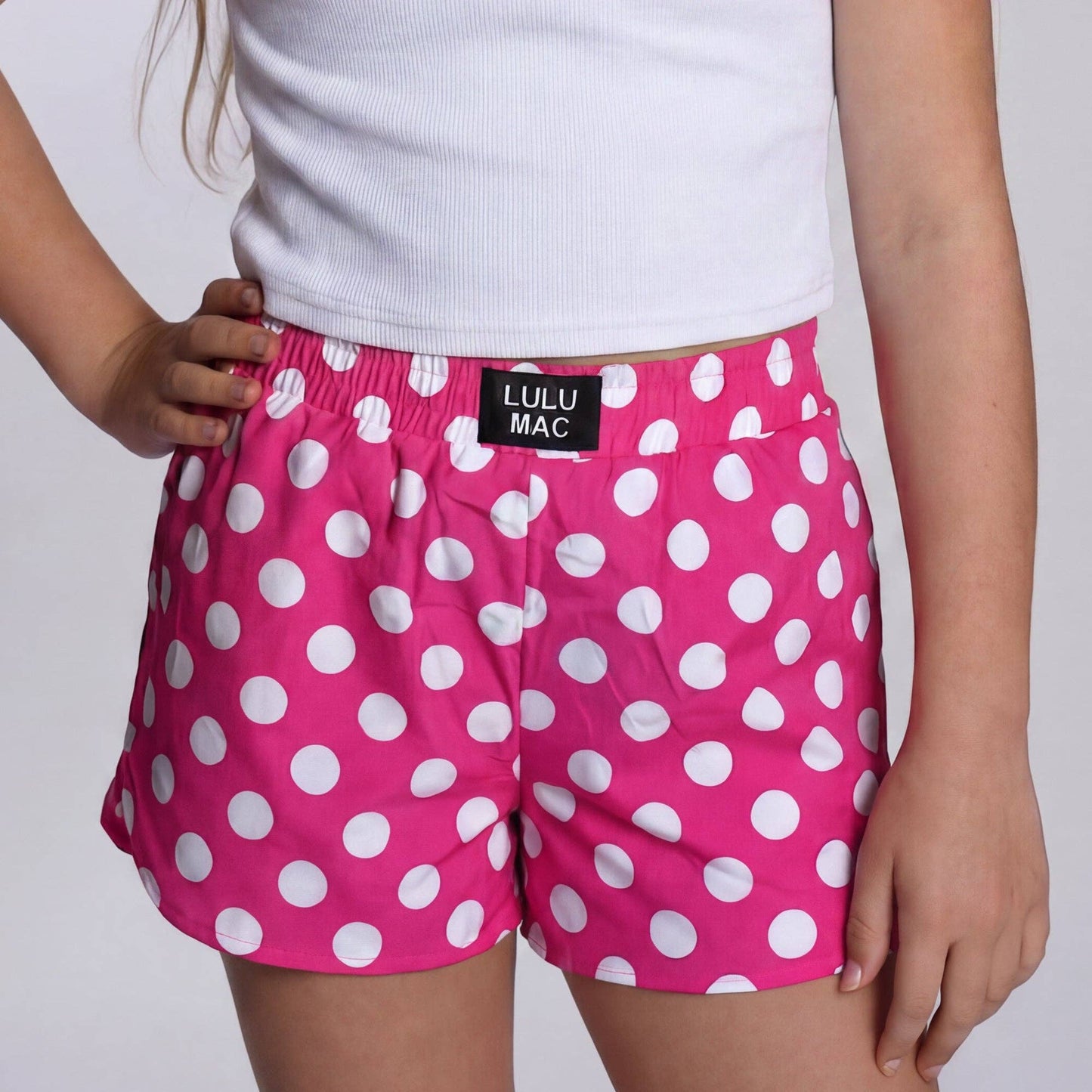 LULU MAC Polka Dot KIDS SHORTS