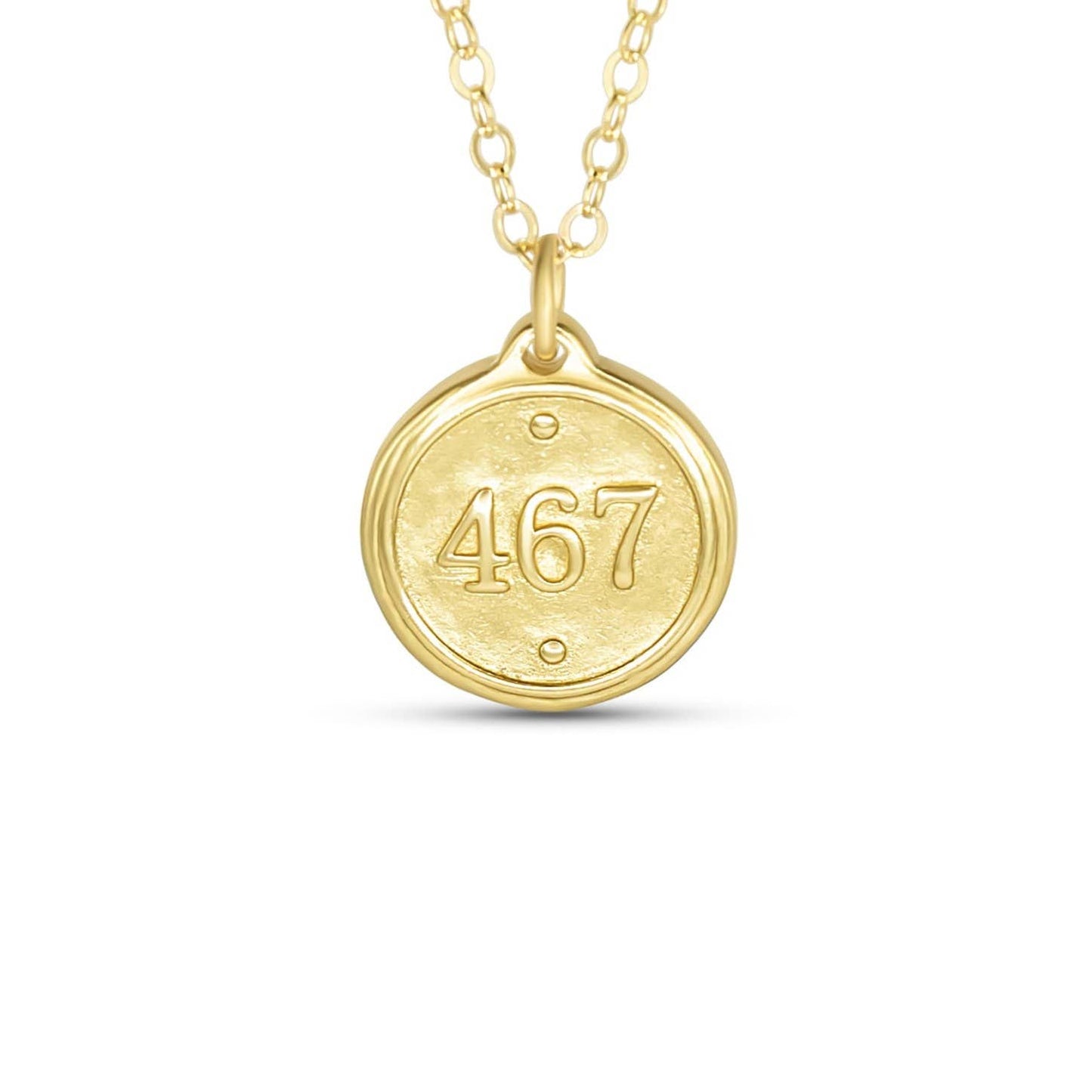 Necklace (Petite/Gold) - Philippians 4:6-7